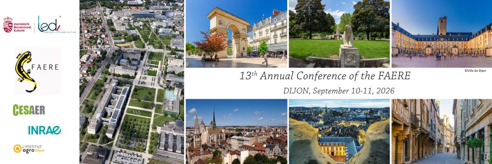 13th FAERE Annual Conference>